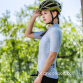 Jersey de manga curta de camisa de alpinista Jersey para mulheres